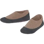 Falke Cosyshoe Kinder Hausschuhe, 37-38, Beige, Uni, Schurwolle