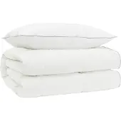 vidaXL Gänsedaunen-Bettdecken-Set 90% FULDA 2 stk. 155 x 200 cm Weiß