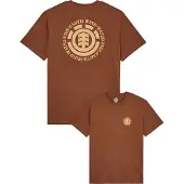 Element T-Shirt "Seal Bp", Herren, Gr. M, braun (sepia), Obermaterial: 100% Baumwolle., Shirts T-Shirt