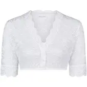 Nina von c. Dirndl-Bluse halbarm in weiss | Gr.: 38