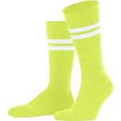 Falke Dynamic Unisex Socken, 44-45, Gelb, Streifen, Baumwolle