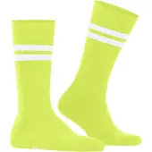 Falke Dynamic Unisex Socken, 42-43, Gelb, Streifen, Baumwolle