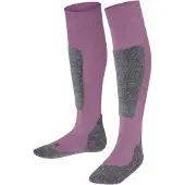 Falke Active Ski Kinder Kniestrümpfe, 35-38, Rosa, Uni, Wolle