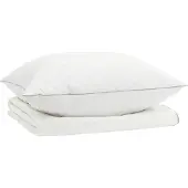 vidaXL 90% Gänsedaunen Bettwäsche-Set FULDA 2 stk. 150 x 200 cm Sommer