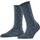 Falke Spike Dot Damen Socken, 35-38, Blau, Punkte, Baumwolle