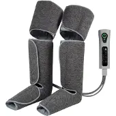 HOMCOM Beinmassagegerät mit Wärme und Kompression, 2 Wärmestufen, 3 Intensitäten