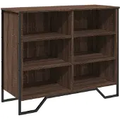vidaXL Sideboard Braun Eichen-Optik 91x35,5x74,5 cm Holzwerkstoff