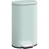 HOMCOM Mülleimer Küche 30 Liter Treteimer mit Soft-Close-Deckel Grün