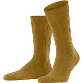 Falke Lhasa Rib Herren Socken, 39-42, Grün, Uni, Wolle