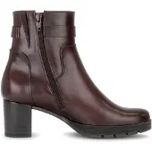 Gabor Stiefeletten 8030 dunkelrot Blockabsatz Reißverschluss 4,5cm Absatz 14cm Schafthöhe G-Weite