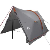vidaXL Wasserdichter Pavillon Grau und Orange
