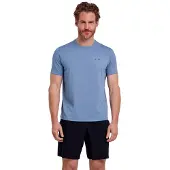 Falke Herren Training T-Shirt, XL, Blau, Uni