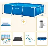 Intex Rechteckiger Frame Pool - 300x200x75 cm - 7-teilig S21120