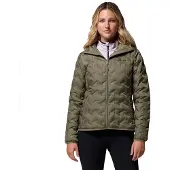 Columbia - Women's Delta Ridge II Down Hooded Jacket - Daunenjacke Gr XS oliv
