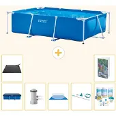 Intex Rechteckiger Frame Pool - 300x200x75 cm - 8-teilig S20041