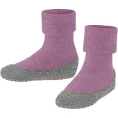 Falke Cosyshoe Minis Kinder Hausschuhe, 21-22, Rosa, Uni, Schurwolle