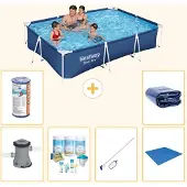 Bestway Steel Pro Rechteckig - 300x201x66 cm - 7-teilig S21571