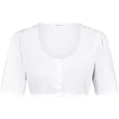 Nina von c. Dirndl-Bluse Keulenärmel in weiss | Gr.: 46