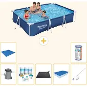 Bestway Steel Pro Rechteckig - 300x201x66 cm - 8-teilig S21560