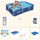 Bestway Steel Pro Rechteckig - 300x201x66 cm - 7-teilig S22246