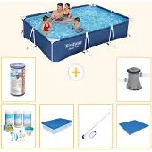 Bestway Steel Pro Rechteckig - 300x201x66 cm - 7-teilig S21547