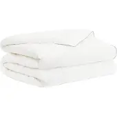 vidaXL Bettdecke TRIER 220x240 cm Sommer 140 GSM Weiß Hypoallergen