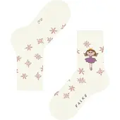 Falke Fairy Kinder Socken, 27-30, Weiß, Lurex,Motiv, Baumwolle