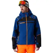 Spyder Titan Herren Skijacke mit abnehmbarer Kapuze blau L