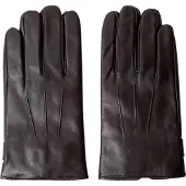 Hackett für Herren. HM0400132 Braune Commuter Touch-Lederhandschuhe (L), Lässig, Klassisch