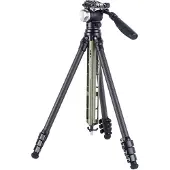 AOKA TS-194C Carbonstativ Grün + ST-3 Videoneiger