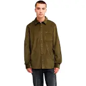 Quiksilver Langarmhemd "Smoke Trail Cord", Herren, Gr. XXL, grün (grape leaf), Obermaterial: 100% Baumwolle., Hemden Langarmhemd