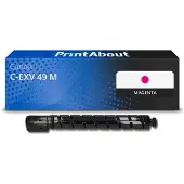 PrintAbout Toner kompatibel mit Canon C-EXV 49 M - Magenta
