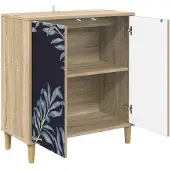 vidaXL Sideboard DOKKUM Sonoma 69 x 33 x 75 cm Holzwerkstoff