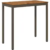 Syfax Gartenbar-Tisch Natur und Kaffee 108,5 x 55 x 105 cm