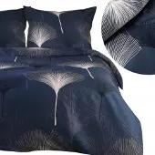Darymex Satynlove Bettwäsche-Set 160x200 cm Baumwollsatin Dunkelblau