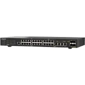 Qnap QSW-M2130P-2C2S26T, Managed, L2, 2.5G Ethernet (100/1000/2500), Power over Ethernet (PoE), Rack-Einbau, 1U