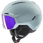 Uvex Horizon CV Visor, Skihelm mit Visier, blau/grün