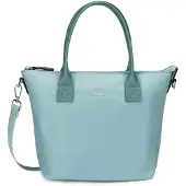 L.credi Handtasche Umhängetasche Pura Hand Bag Dark Mint blaugrau