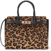 L.credi Handtasche Umhängetasche Subira Hand Bag Brown / Mix mehrfarbig