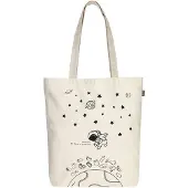 OEM Katoenen Stoffen Einkaufstasche mit Robustem Rits und Handgriff, Damen-Stofftasche