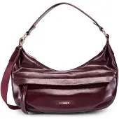 L.credi Schultertasche Umhängetasche Sohanni Hobo Bag Cherry Shade weinrot