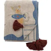 Bloomingville MINI - Mille Decke - Bunt - Recycelte Baumwolle