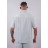 Armani Exchange für Herren. XM002266AF22638FB380 Weißes Baumwollhemd (S), Lässig, Baumwolle, Kurzarm