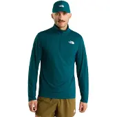 The North Face Mens 24/7 1/4 Zip Tee pacific teal (N4J) L