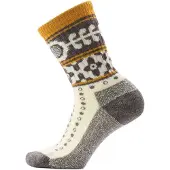 Smartwool - Women's Everyday Cozy Retro Sunflower Crew - Multifunktionssocken Gr 34-37 grau
