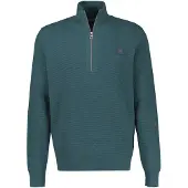 Lerros Sweatshirt "Legerer Troyer aus weichem Baumwollstrickgewebe", Herren, Gr. L, grün (cedar grün), 100% Baumwolle, Sweatshirts Sweatshirt