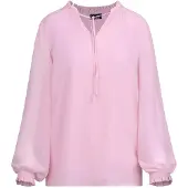 Goldner Feminine Bluse mit Rüschen in rosé | Gr.: 48