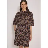 Cecil Midikleid Eingrifftaschen mit Leo-Muster