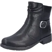 Rieker Stiefel "Stiefelette", Damen, Gr. 36, schwarz, Obermaterial: 50% Rindsleder Leather cow. 50% Lammleder LEL., Schuhe Stiefel