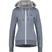 Alife & Kickin "JessyAK A" leichte Kapuzensweatjackemit Logo-Schriftzug auf den Ärmeln